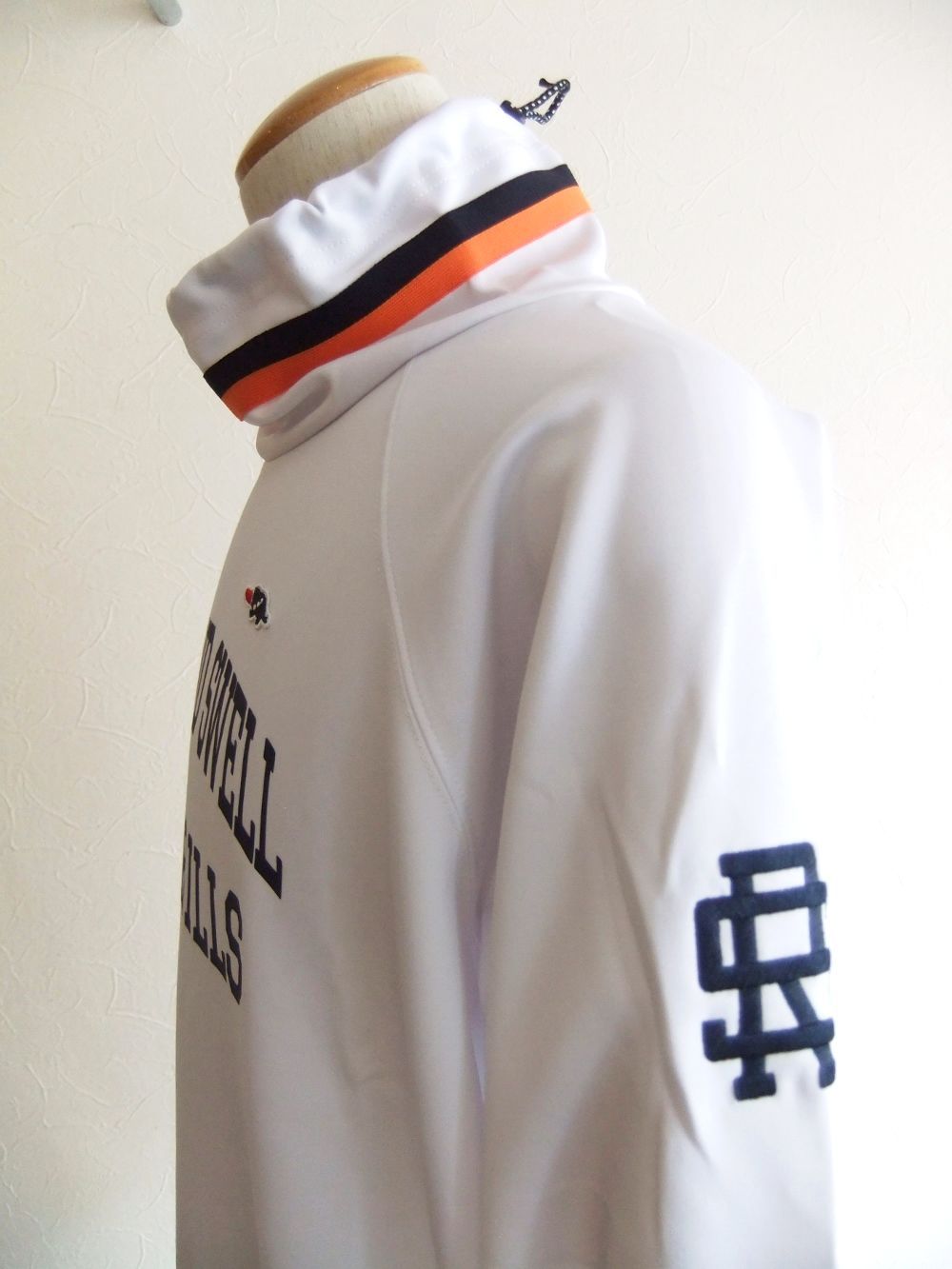 TRICOLOR OFF TURTLE (ホワイト) ロゴ入りオフタートル   RSM-25210