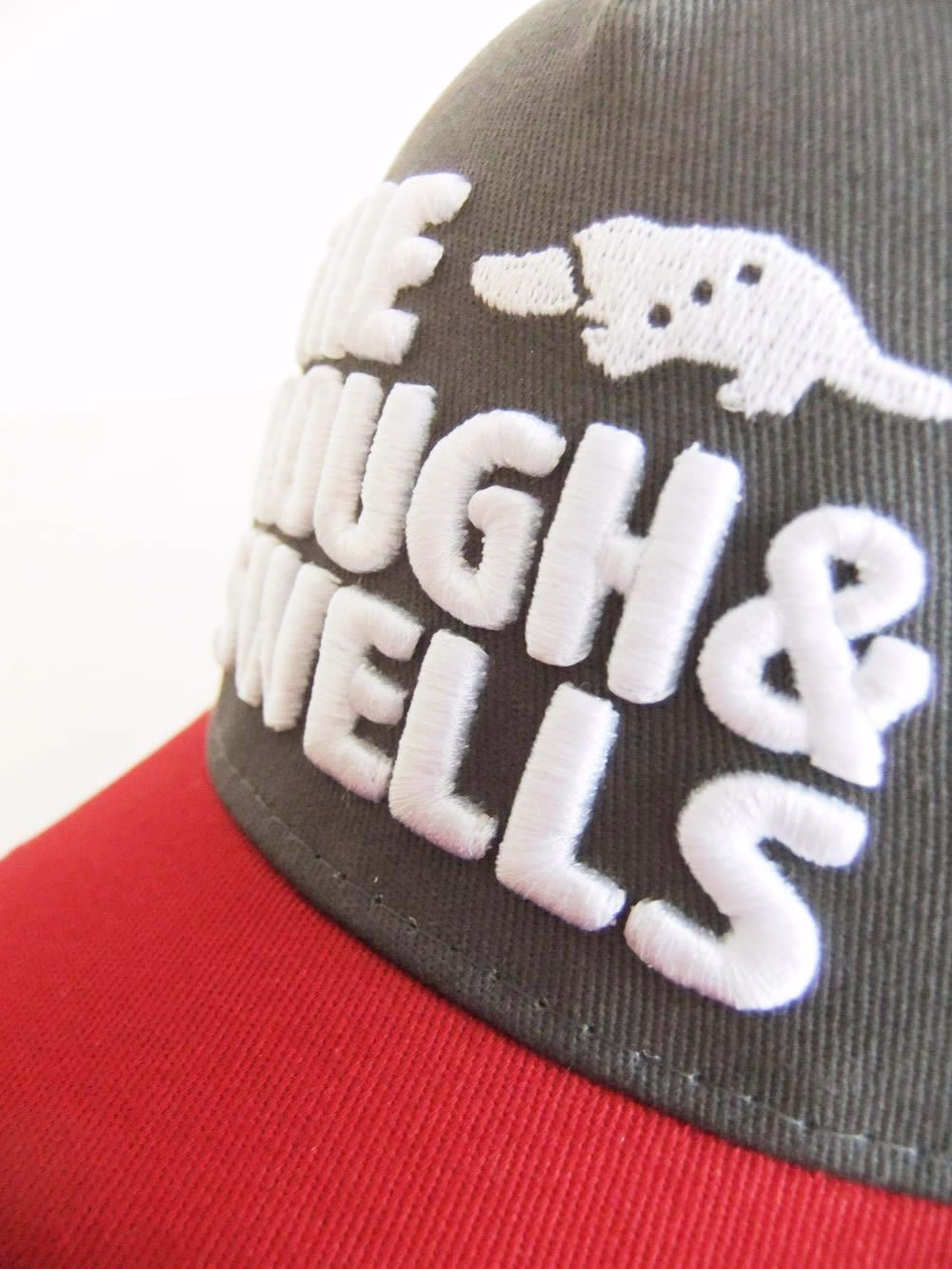 RS TRUCKER CAP  (グレー)   ロゴ入りキャップ    RSA-26003