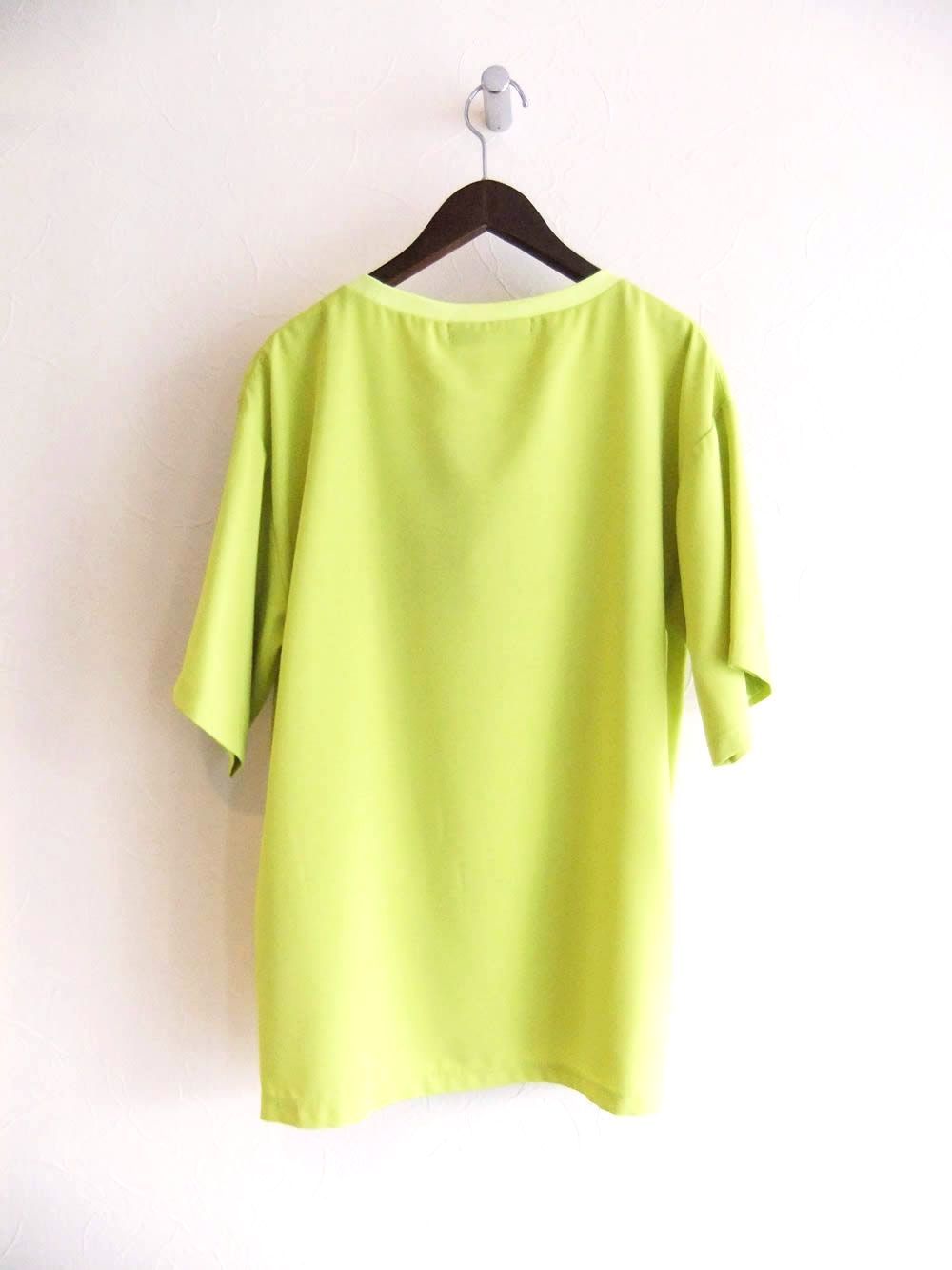 グラフィック プリント Tシャツ (イエロー)    MMA123TEA