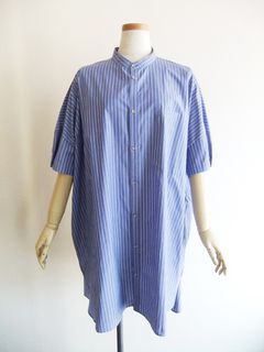 【SIWALY】 スタンドカラー ビッグ シャツ   523211