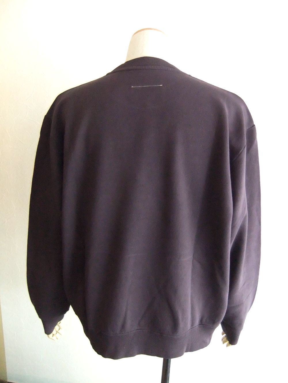《MM➅》 Maison Margiela  (パープル)   ロゴ スウェット シャツ