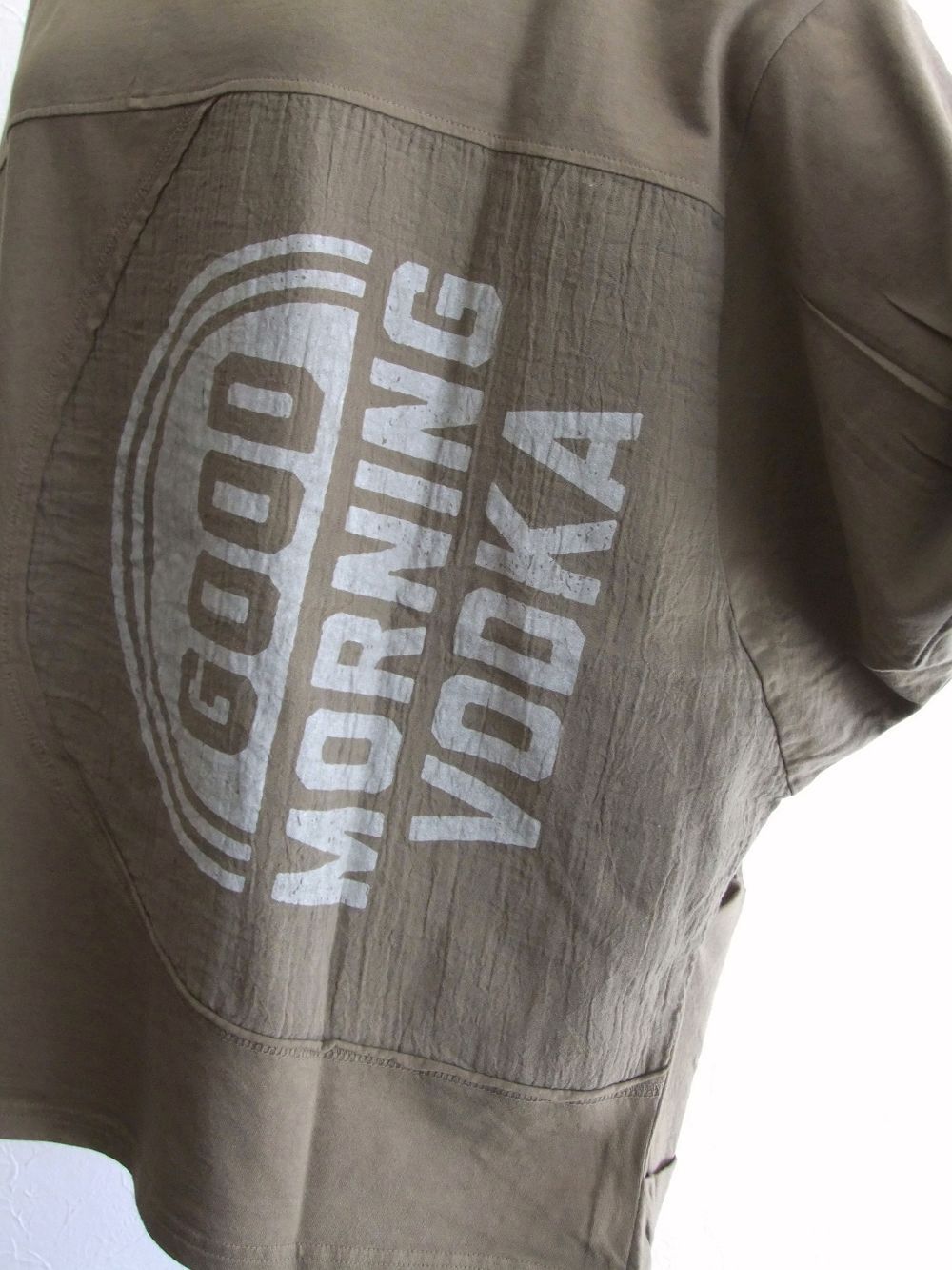 天竺 Wガーゼ BIG ドルマン Tシャツ    F-1009
