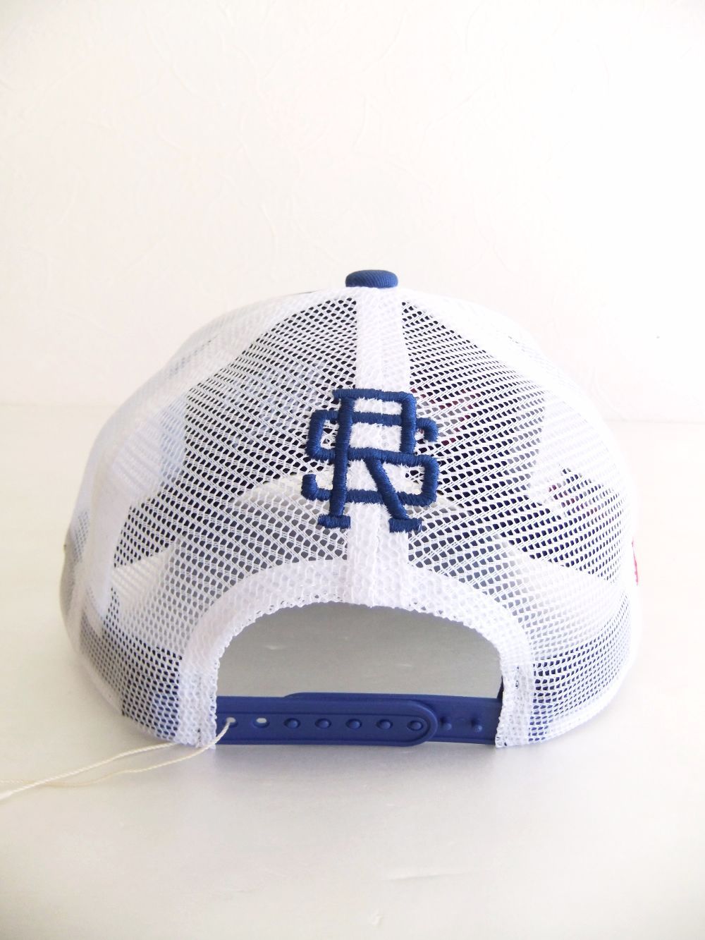 RED IRON MESH CAP  (ブルー)   ロゴ入りキャップ    RSA-24005