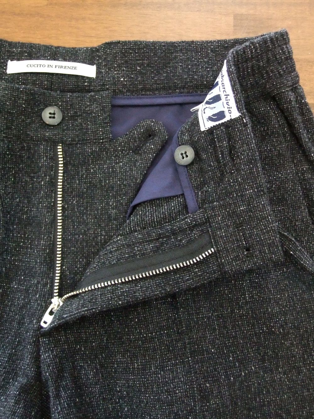 MASACCIO PILE TWEED  ウールツイードパンツ  A8238