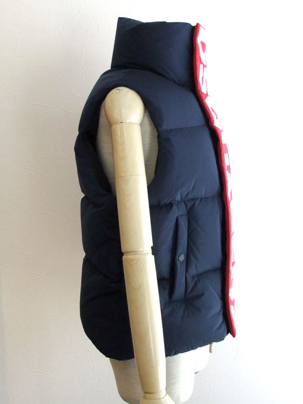 Dsquared2 - MEGA LOGO NYLON PUFFER VEST ロゴ ダウンベスト