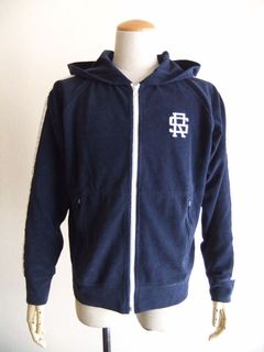 HUNTINGTON HOODIE  (ネイビー)  ロゴ入り  ZIP パーカー   RSM-24054