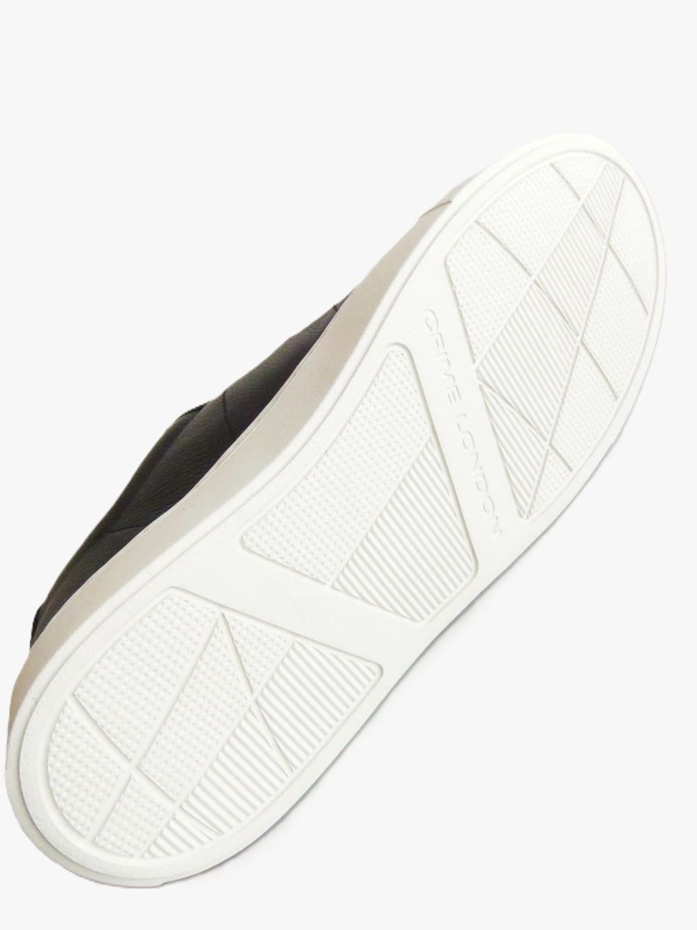 【MENS】 SUPERLIGHT SLIP ON (ブラック)   レザースニーカー