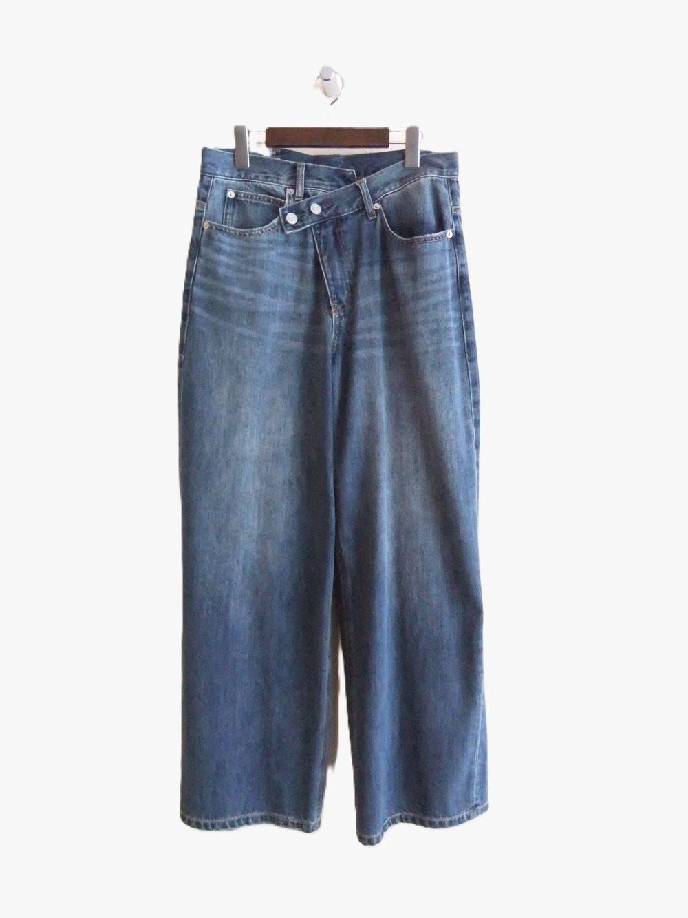 WAIST CROSS DENIM PANTS  ウェスト クロス デニム パンツ   635618