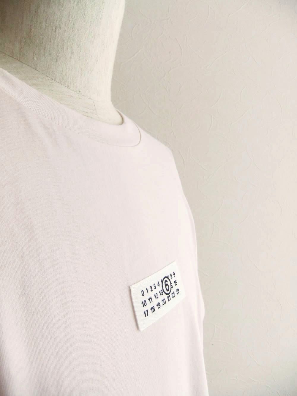 《MM➅》 Maison Margiela 6 LOGO TAG T-SHIRT   ナンバリング Tシャツ