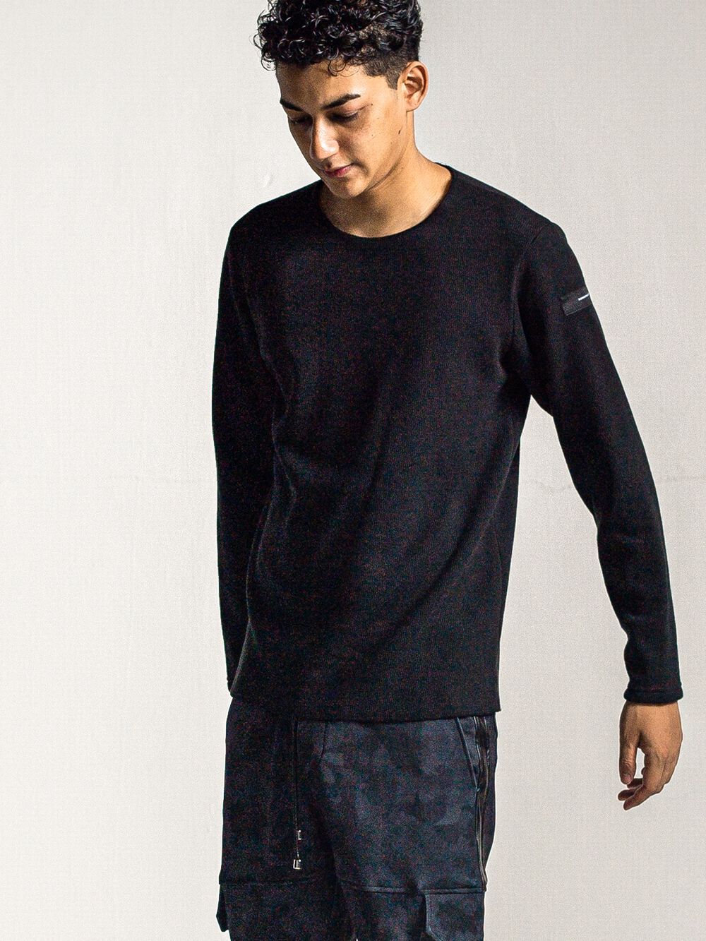 VELOURS FLEECE NEO THERMAL  (ブラック)  カットオフ ハニカム サーマル