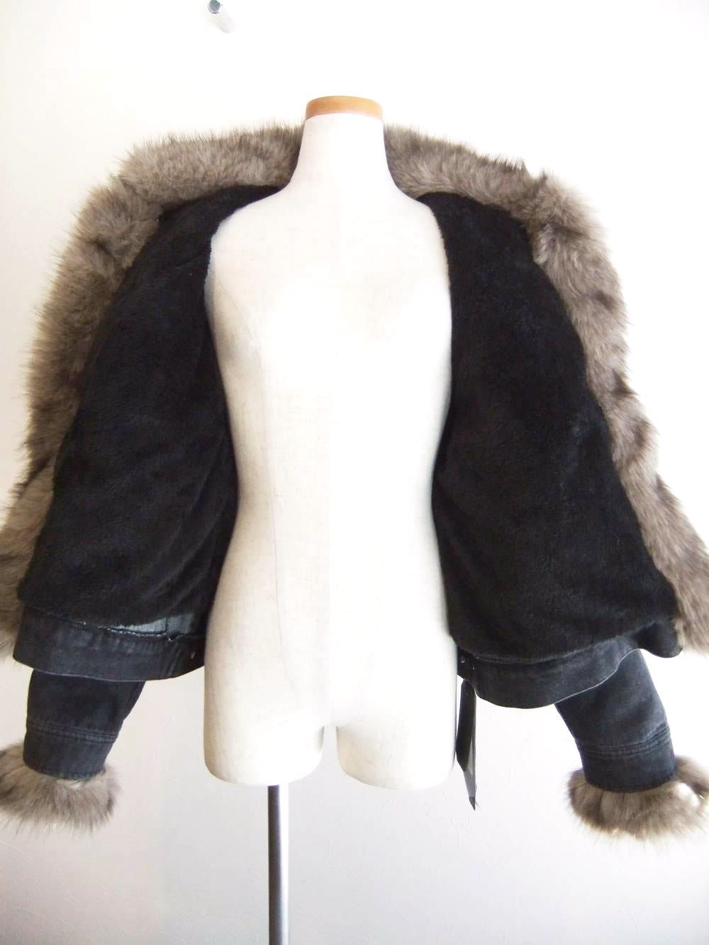 エコファー + 裏ボアライナー付き 3WAY デニムジャケット   MMI102CDC