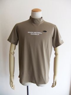 CHIC SICK TOUR MOCK  (ベージュ)  モックネック 半袖ポロシャツ RSM-23020