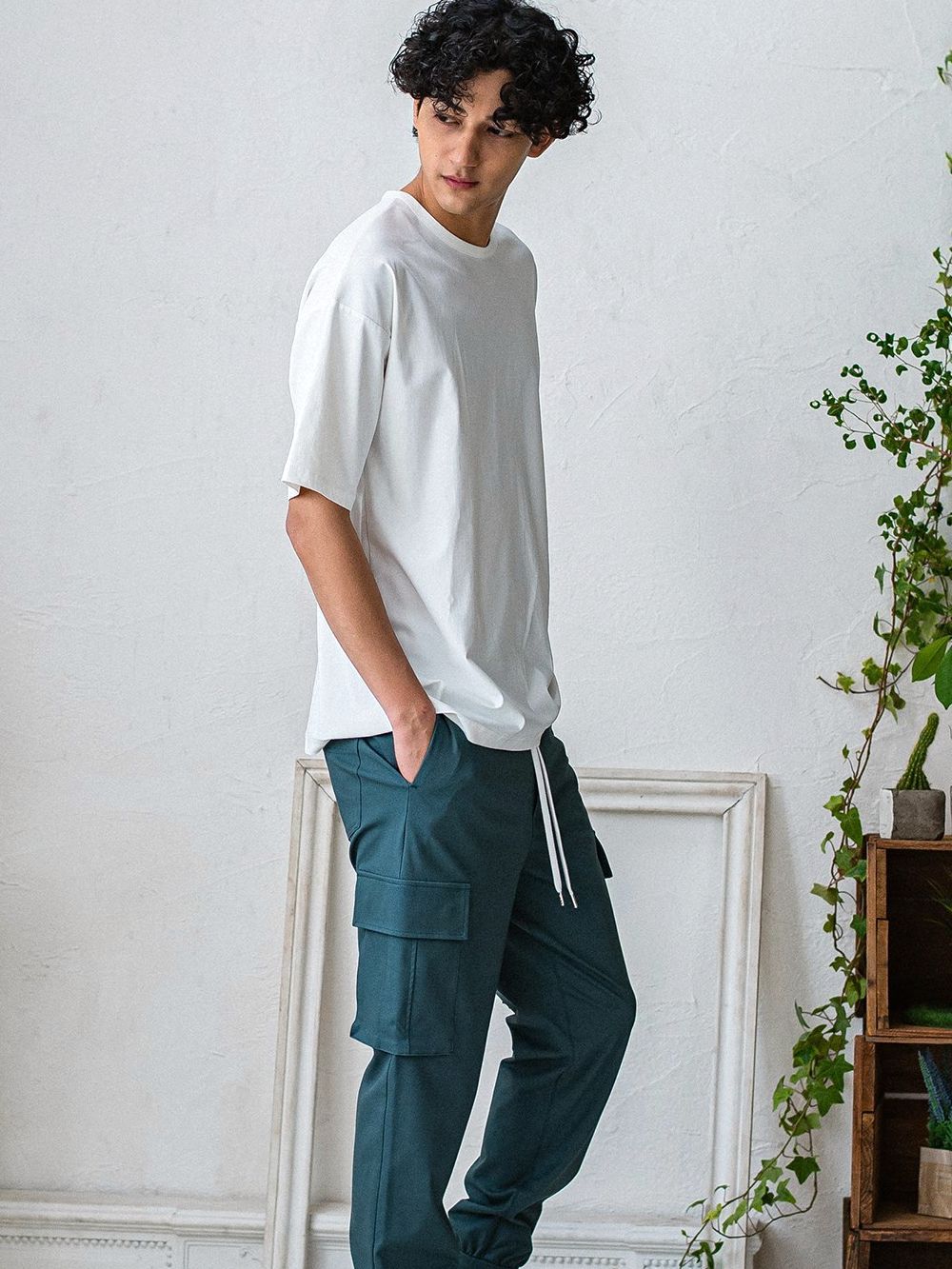 NYLON OVER T  (ホワイト)   ナイロンオーバーTシャツ