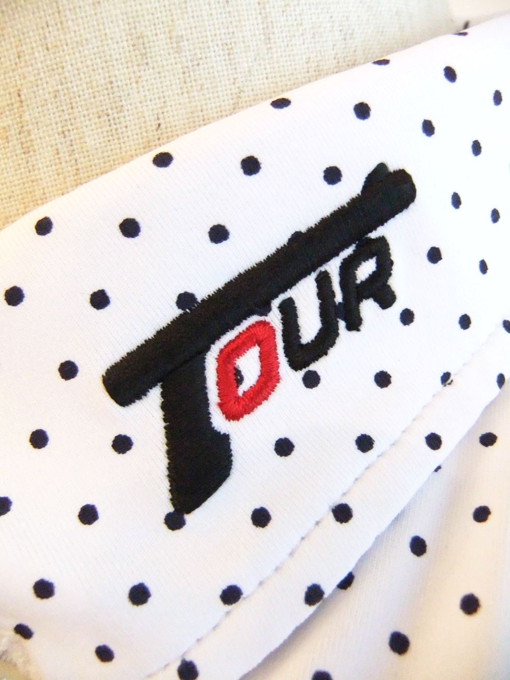 G.D.C. DOTS POLO (ホワイト)   ドット柄 半袖B.D.ポロ  RSM-24011
