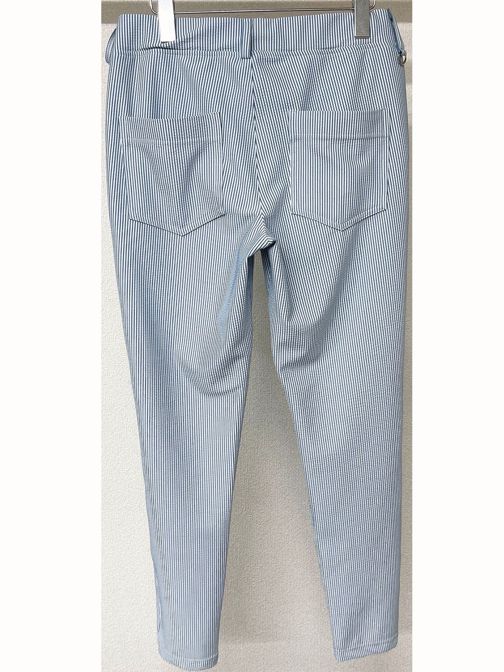 CHRIS EASY TUCK PANTS スラックス イージー タックパンツ (ブルー)