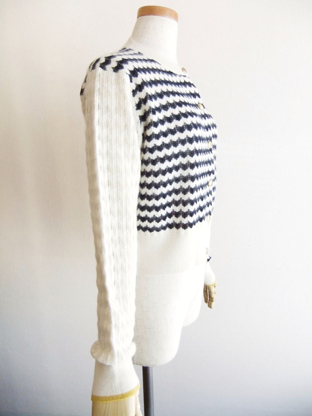 Herringbone Striped CD  ヘリンボーン ボーダー カーディガン   2201-0207