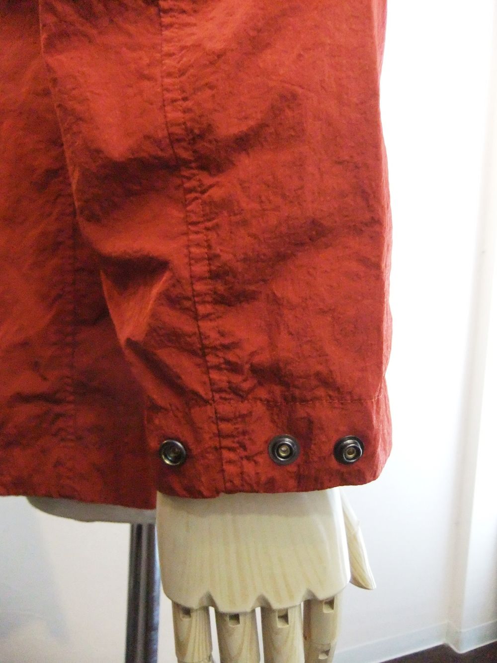 M.T.T.N GOGGLE OVERSHIRT   ナイロン ジップアップ ブルゾン  ( レッド )  09CMOS071A005709G