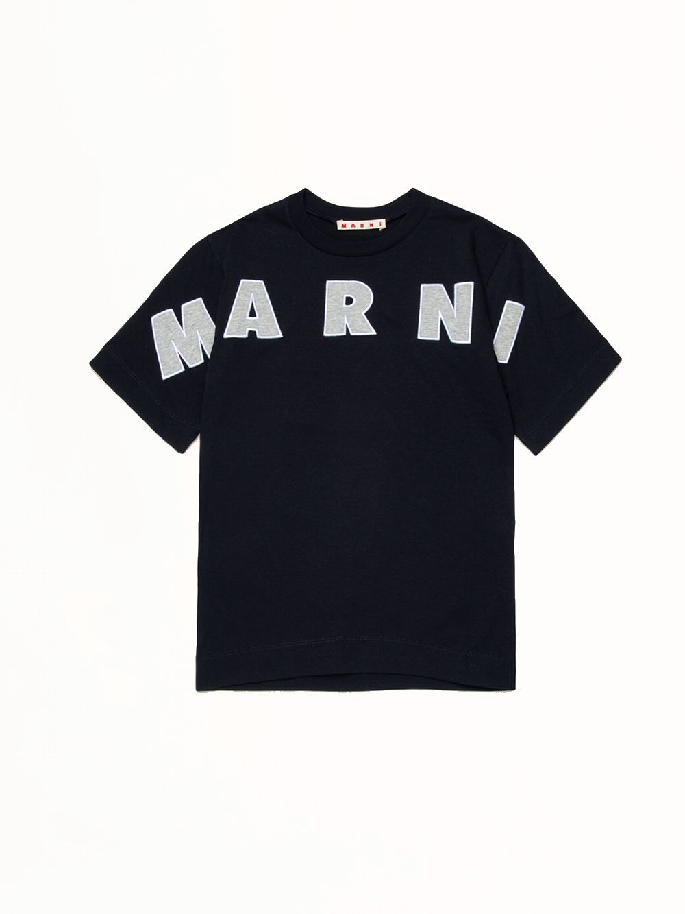 MARNI KIDS  パッチワーク ロゴ 刺繍入り レディース ガールズ Tシャツ