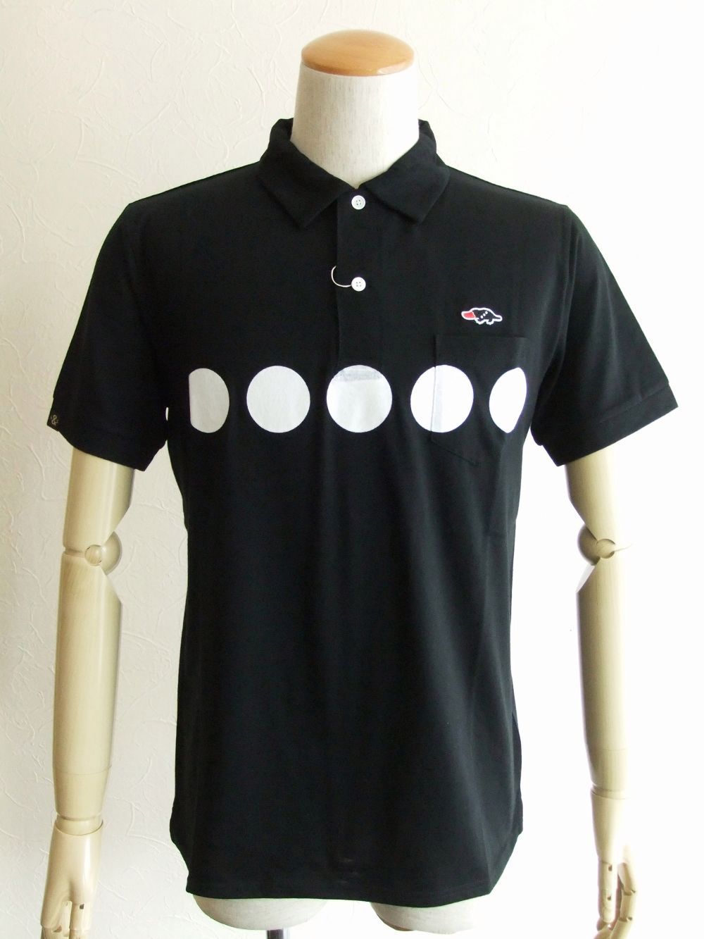FIVE DOTS POLO (ブラック)   半袖ポロ  RSM-22021