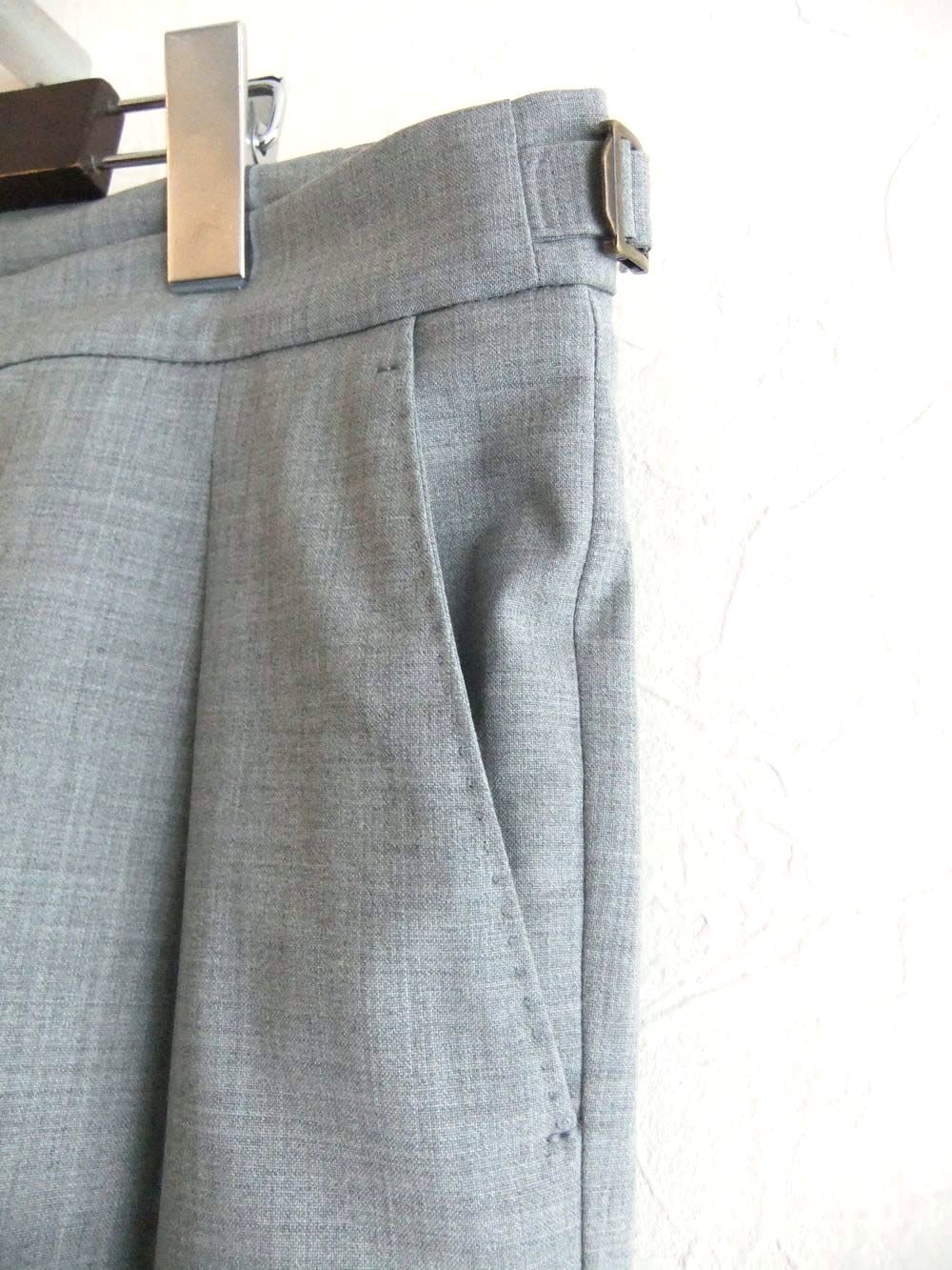 MORELLO SCOTCH   スコッチ テックウール 2プリーツパンツ