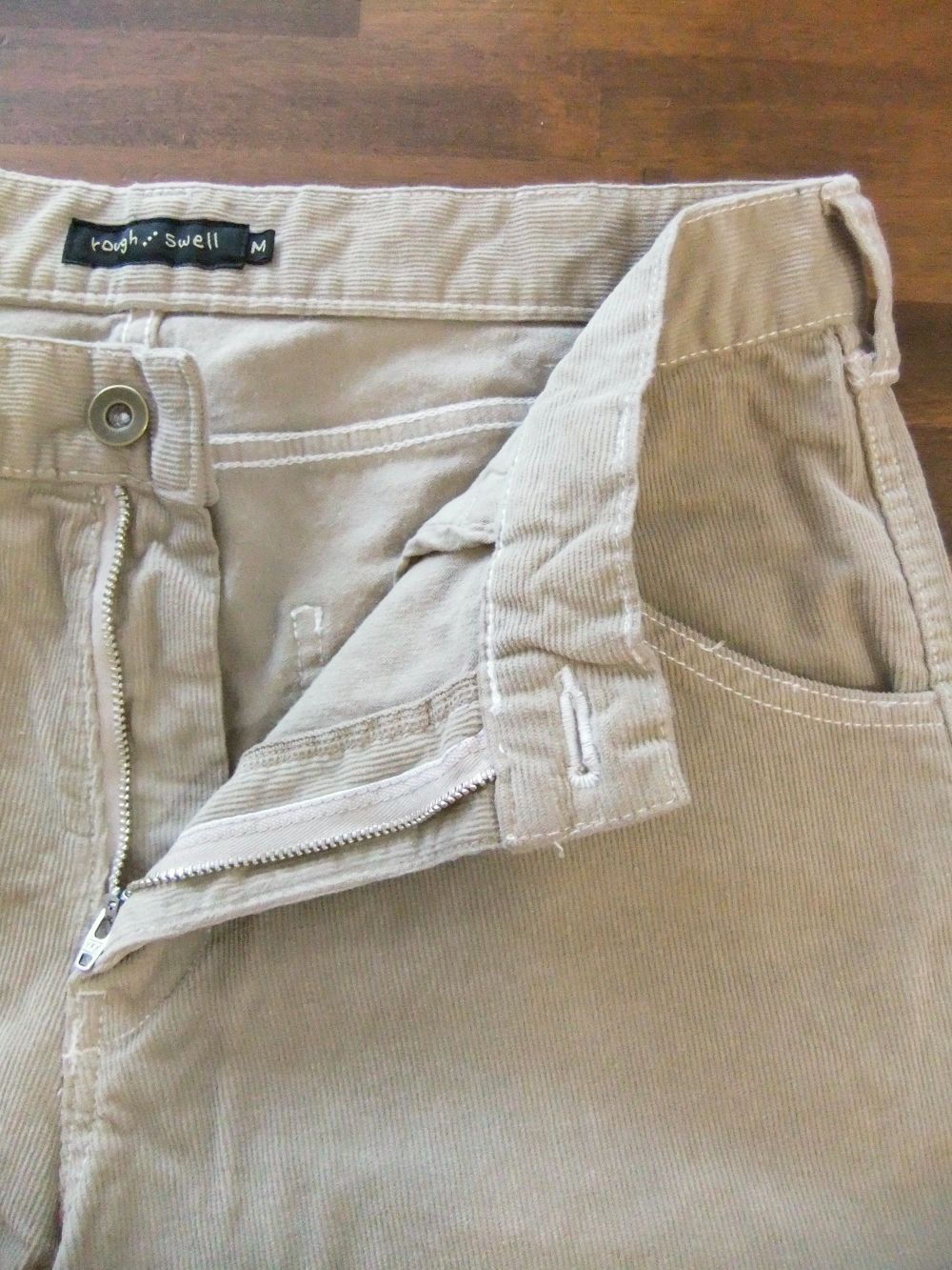 rough & swell - VIRGINIA SHORTS (ベージュ) サマーコーデュロイ ストレッチ ハーフパンツ RSM-22075 |  4.444glad