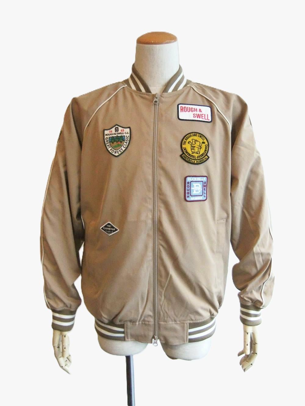 DUCKBILLS PATCH JACKET   (ベージュ)  ジップアップ ブルゾン    RSM-26246