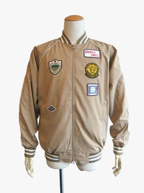 DUCKBILLS PATCH JACKET   (ベージュ)  ジップアップ ブルゾン    RSM-26246