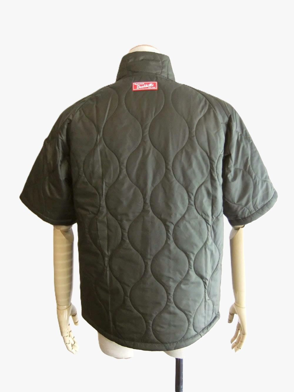 WAVY JACKEY S.S  (オリーブ)  中綿入り 半袖ブルゾン    RSM-26253