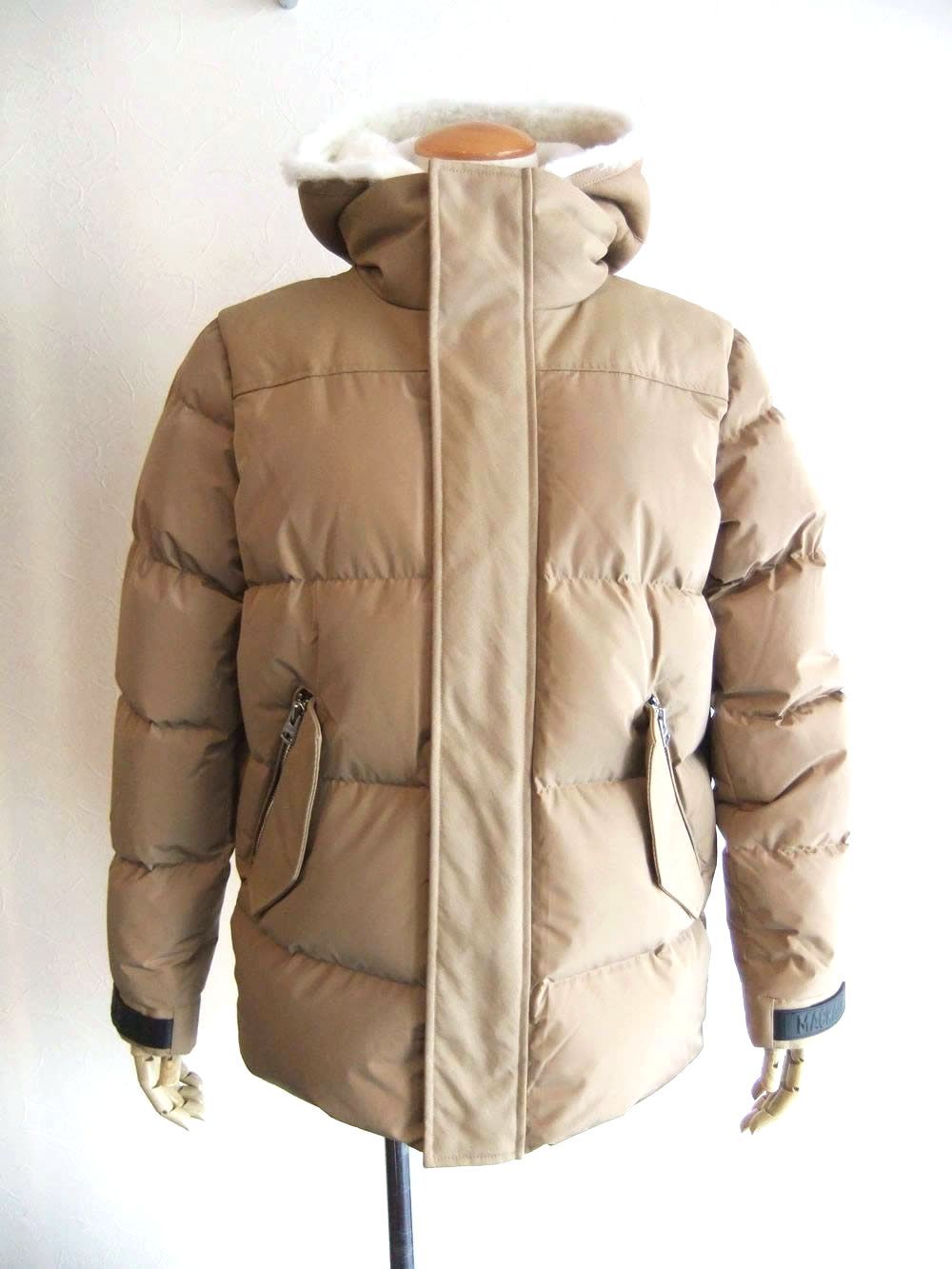 RILEY  (キャメル)   フーデッドダウンジャケット