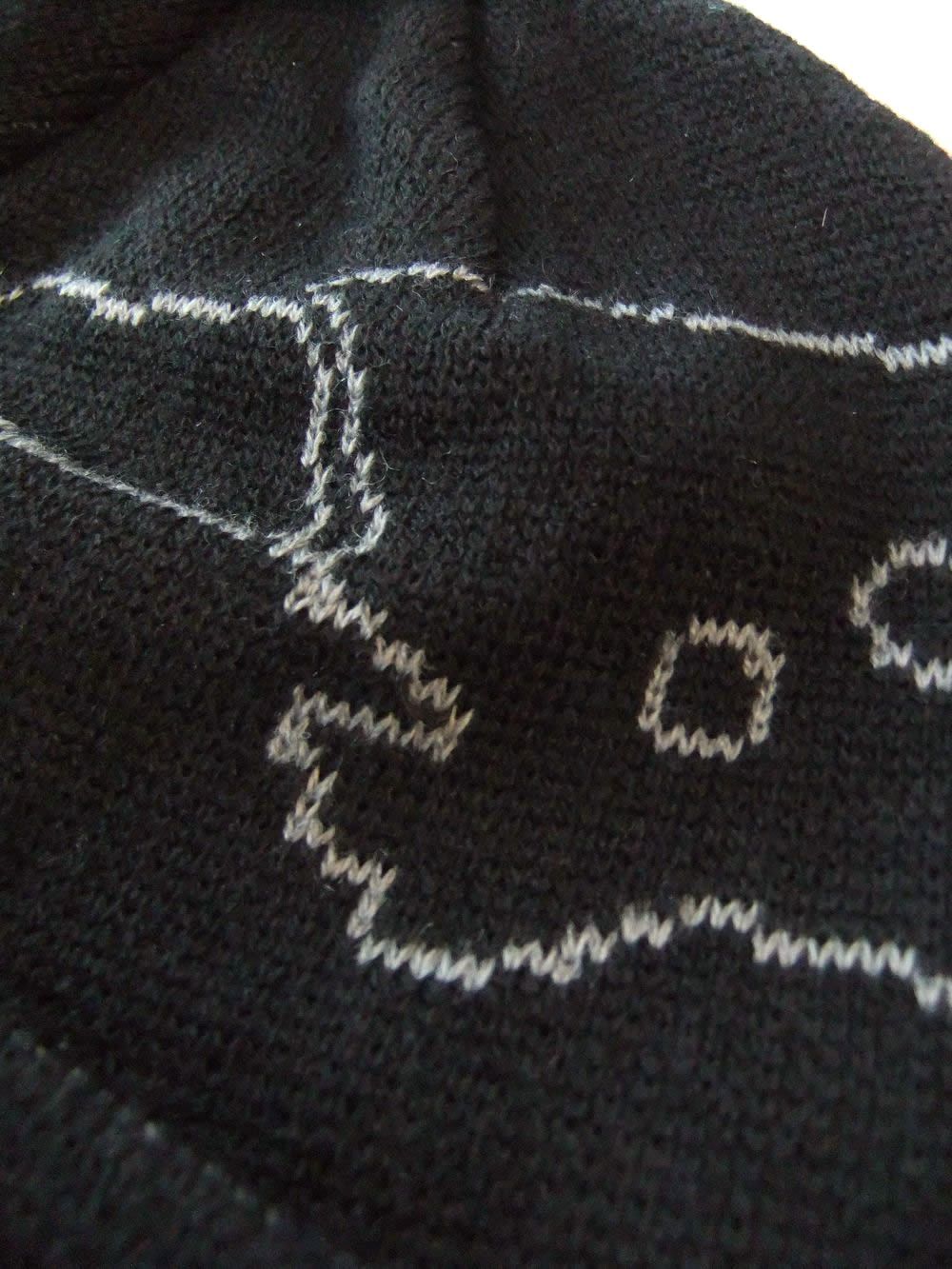 BIG DUCKBILLS BEANIE   ロゴ ニットキャップ  ( ブラック )   RSA-26208