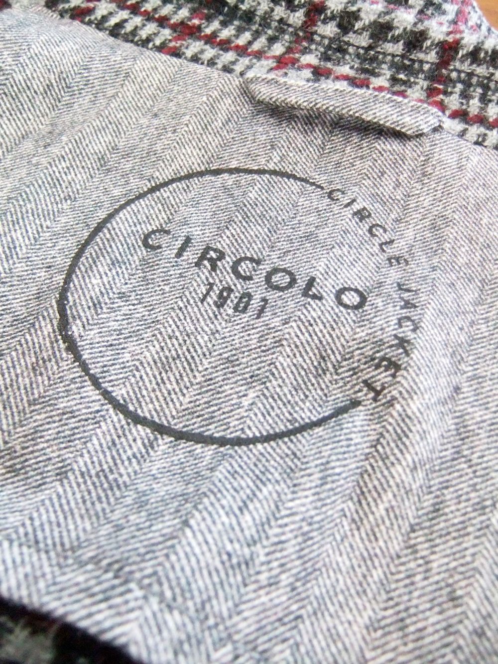 ウール チェック柄ジャケット   CN2928