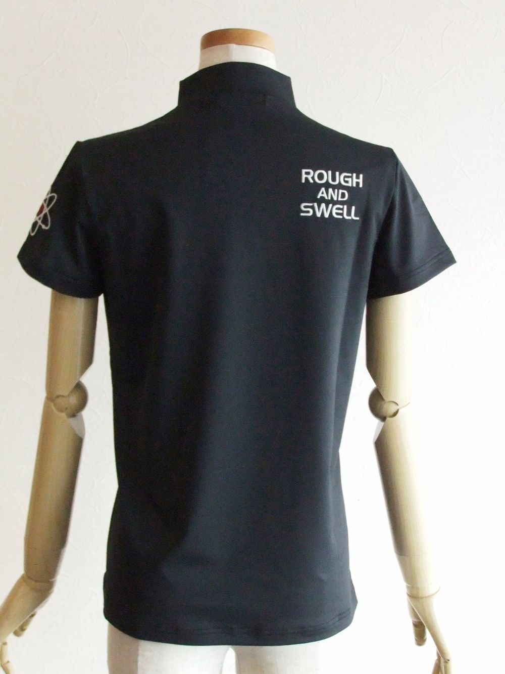 【LADIES】 GALAXY MOCK W.  (ブラック) ロゴ モックネック   RSL-22012