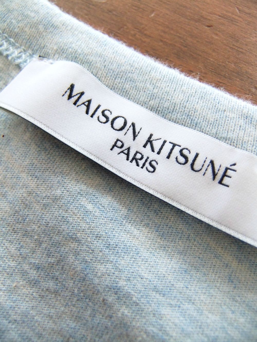 《LADIES》 メゾン キツネ  トリコロールフォックス パッチ Tシャツ