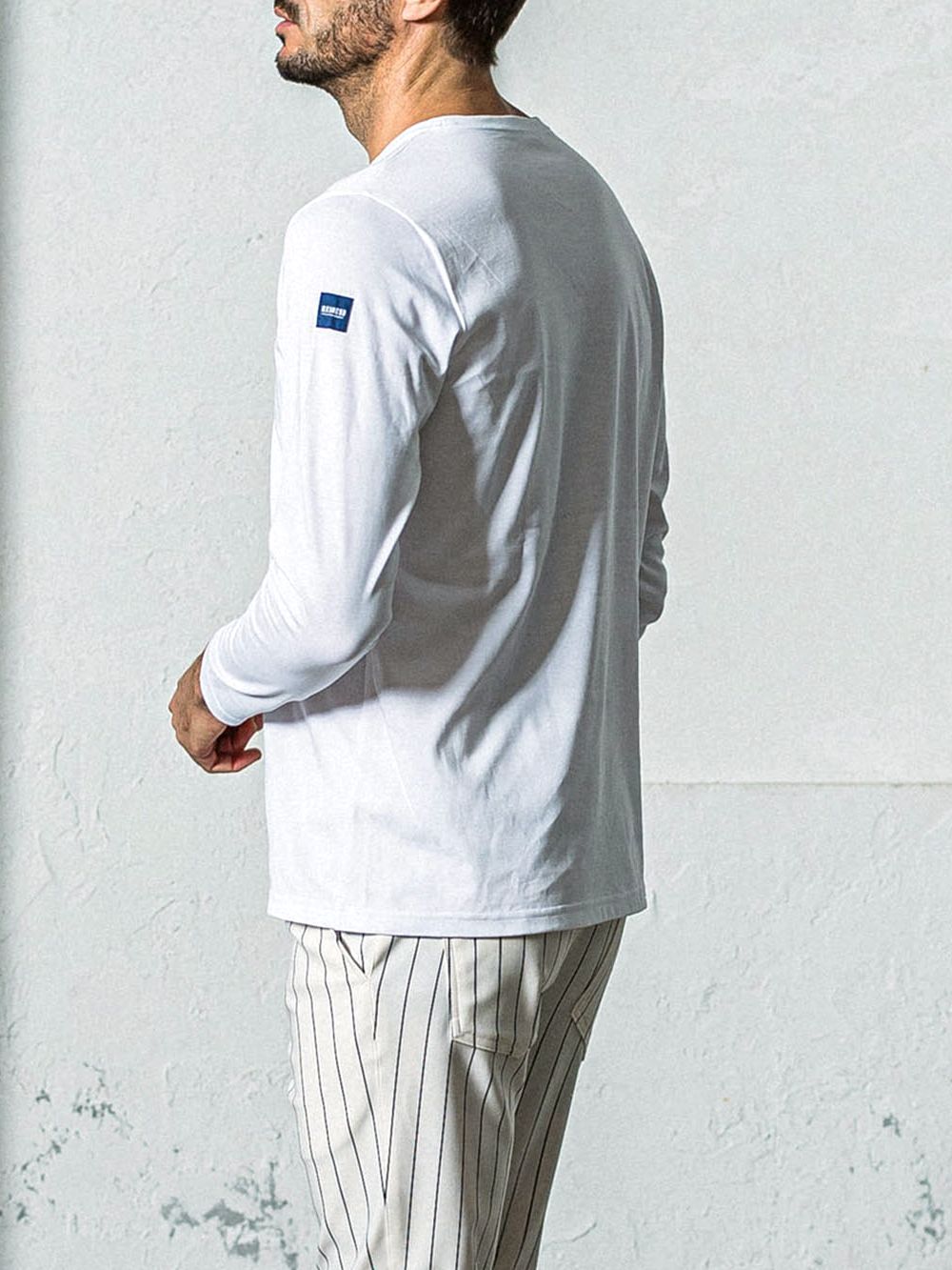 longsleave t-shirts    ロングスリーブ Tシャツ (ホワイト)   T-008