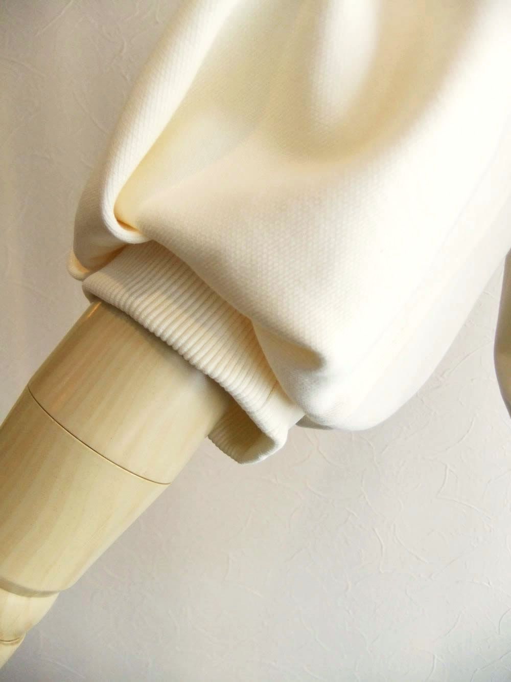 ボリューム スリーブ ZIP UP スウェット パーカー   616419