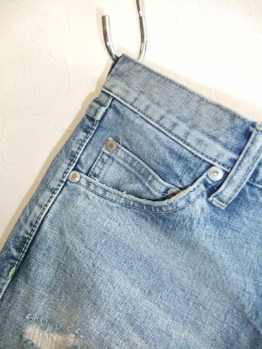 ISAMU KATAYAMA BACKLASH (バックラッシュ) ストレット デニム AULD TRIANGLE