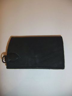 ダブルショルダーレザー製品染め 札入れ 318-03(BLACK)