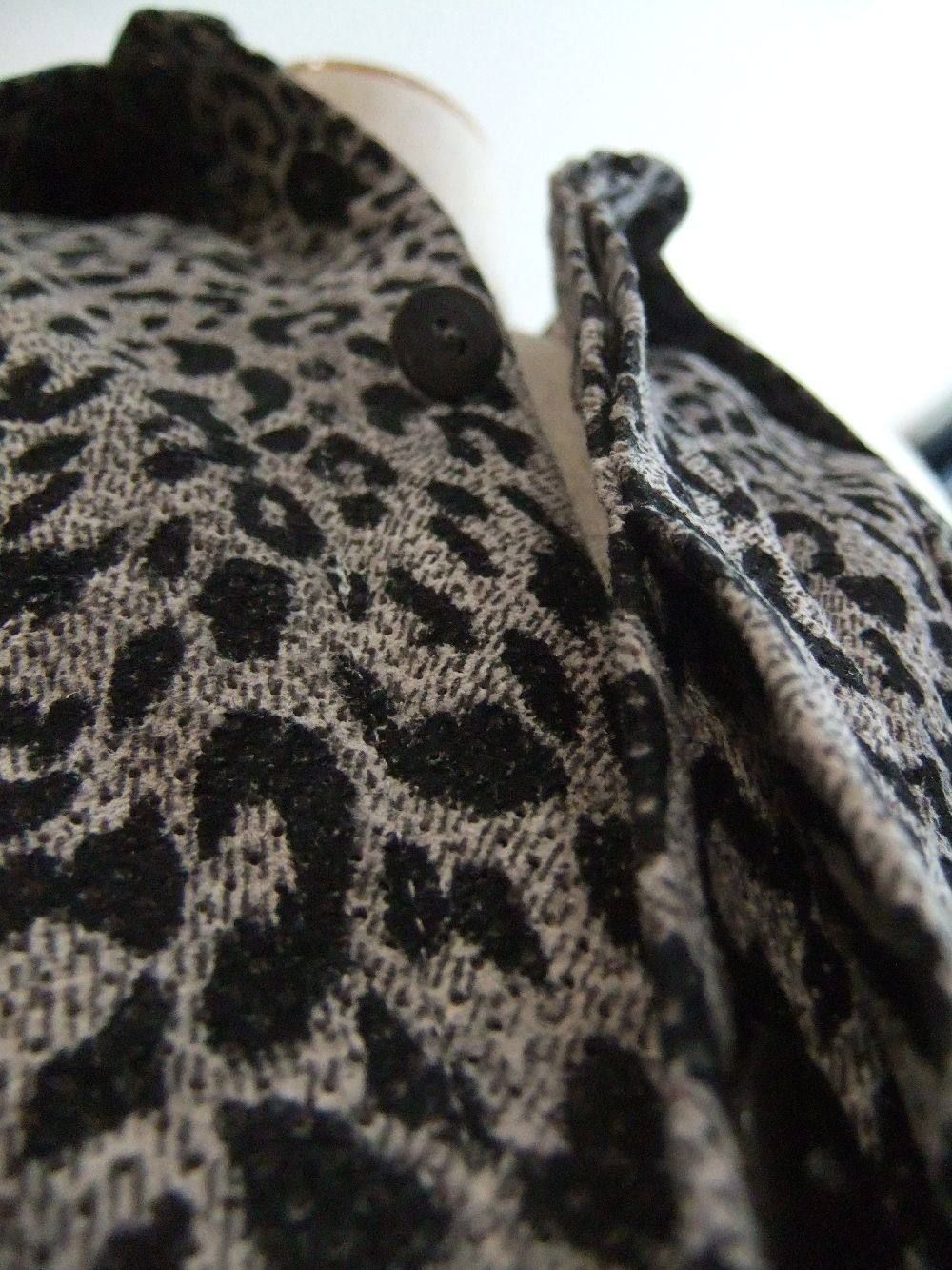 Lost Paradise ピッグスエードヒョウ柄パンチングシャツ 1343-01(White)
