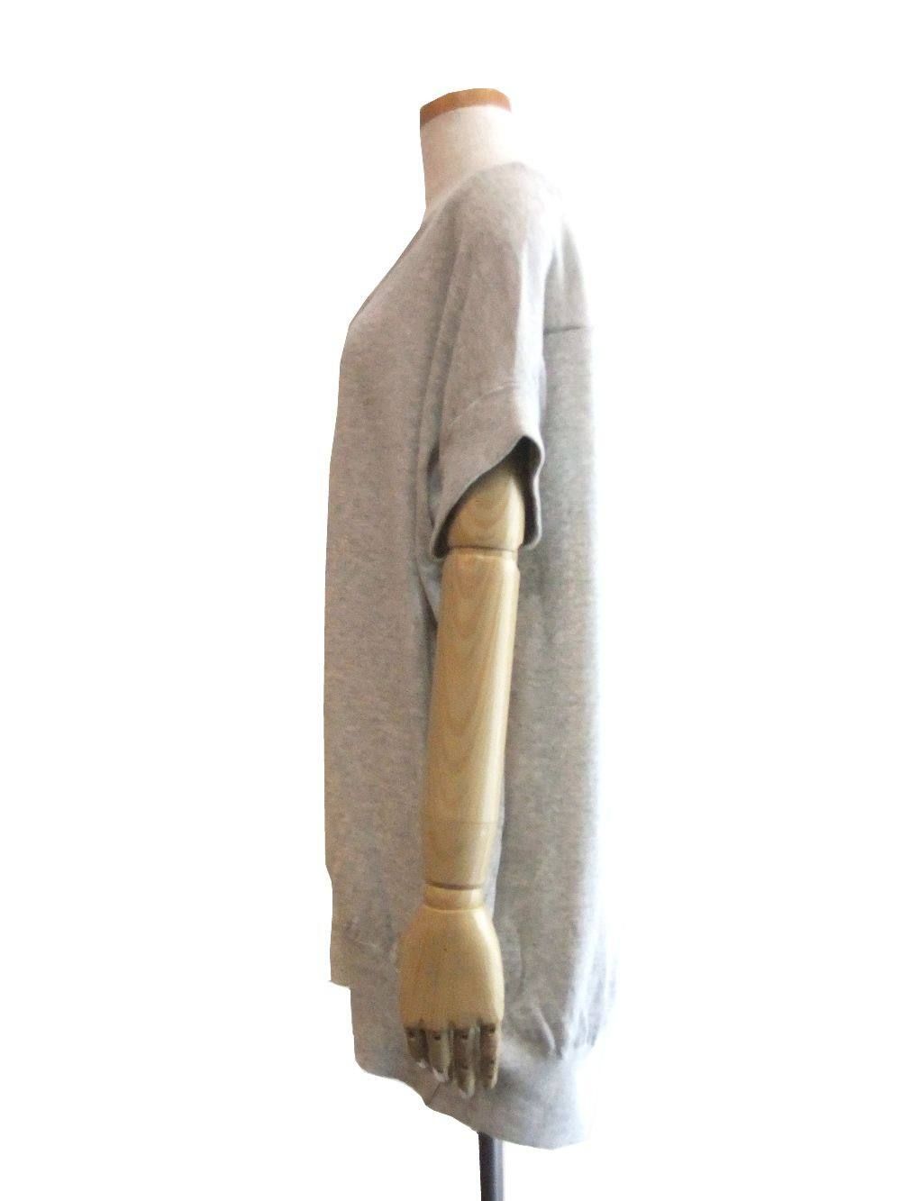 BLANC basque (ブランバスク) V ネック ニットTシャツ (BK)