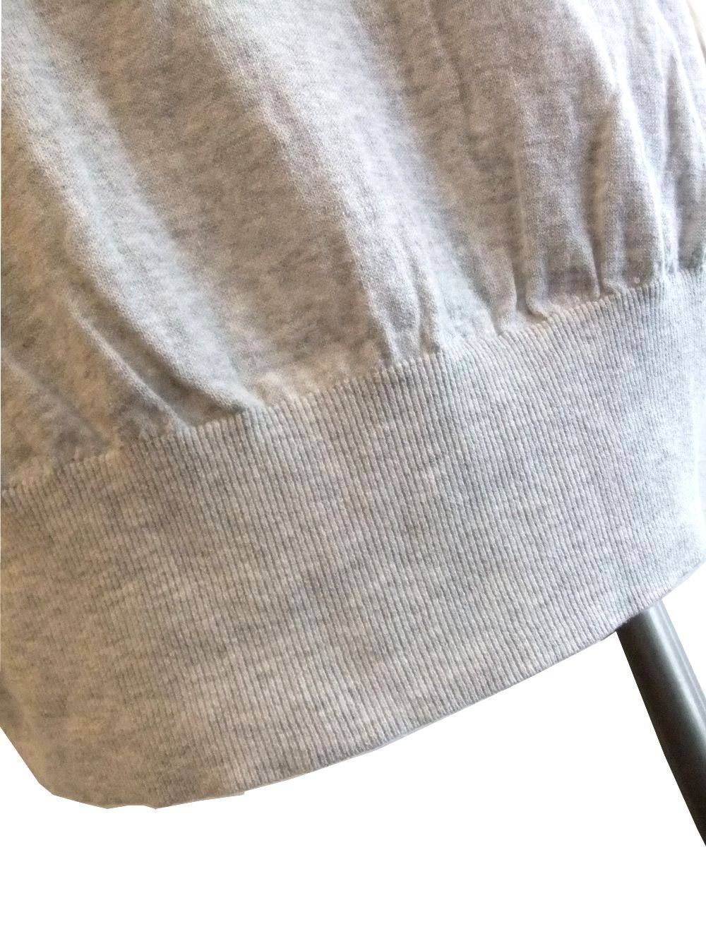 BLANC basque (ブランバスク) V ネック ニットTシャツ (BK)