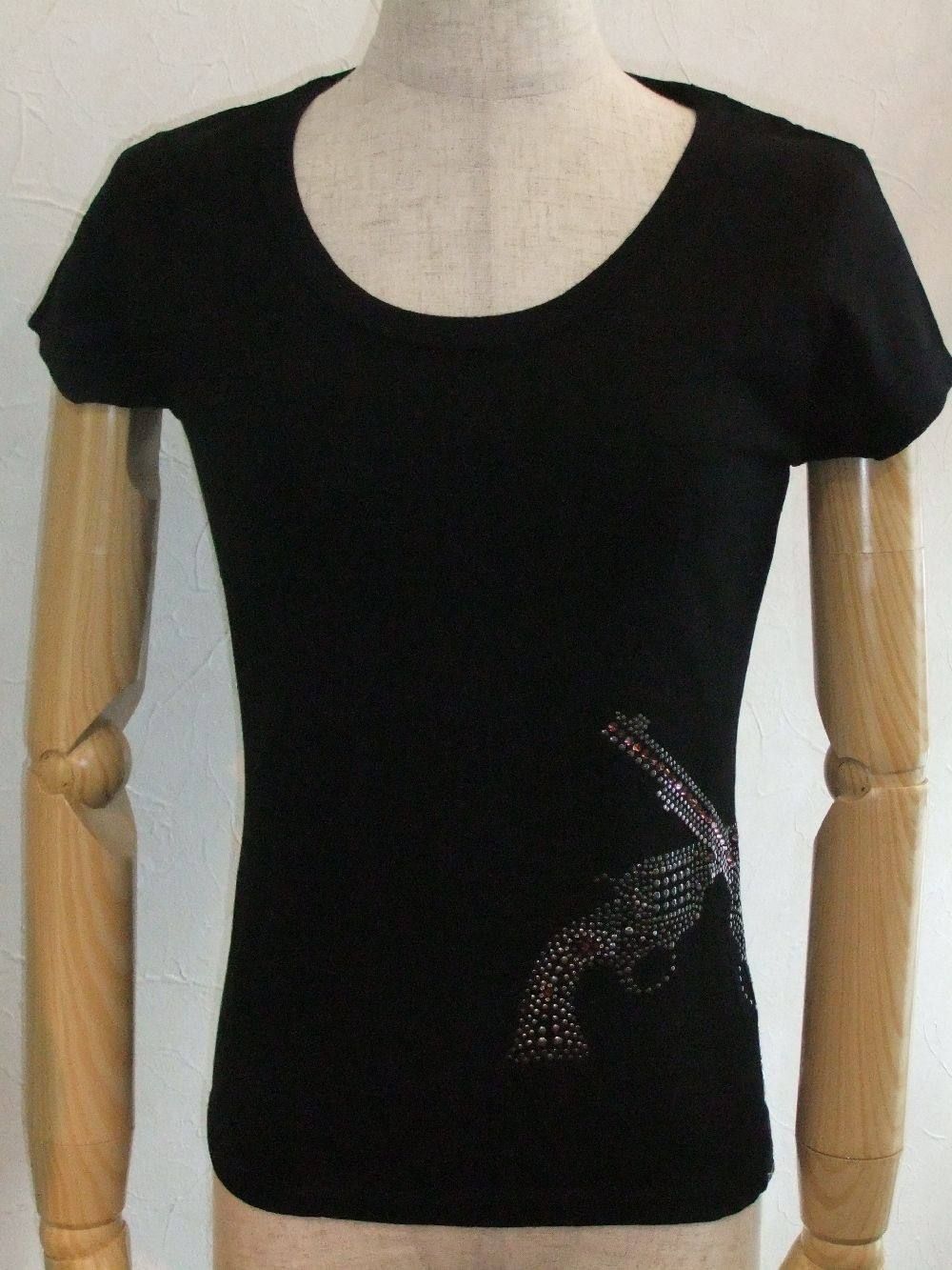 TIGHT SILHOUETTES T-SHIRTS BKxGUNxAntique pink
