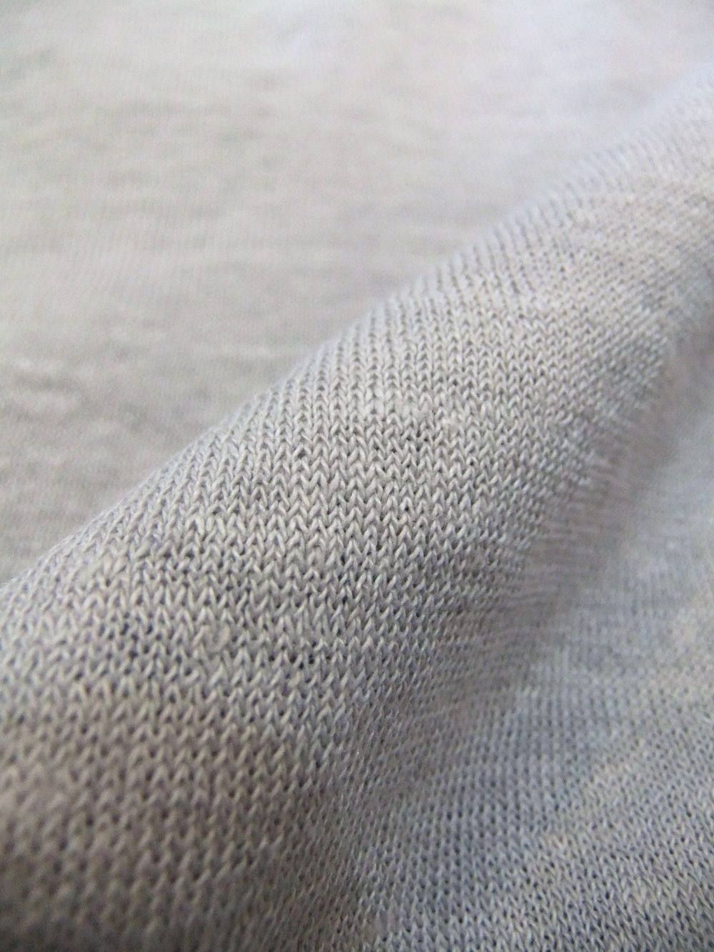 BLANC basque (ブランバスク) 2WAY ロング ニット シャツ(GY)