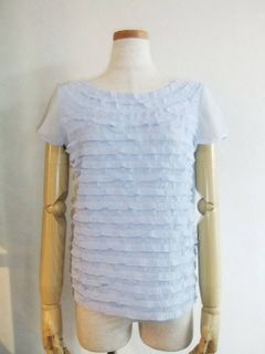 シフォンフリルドッキングプルオーバー