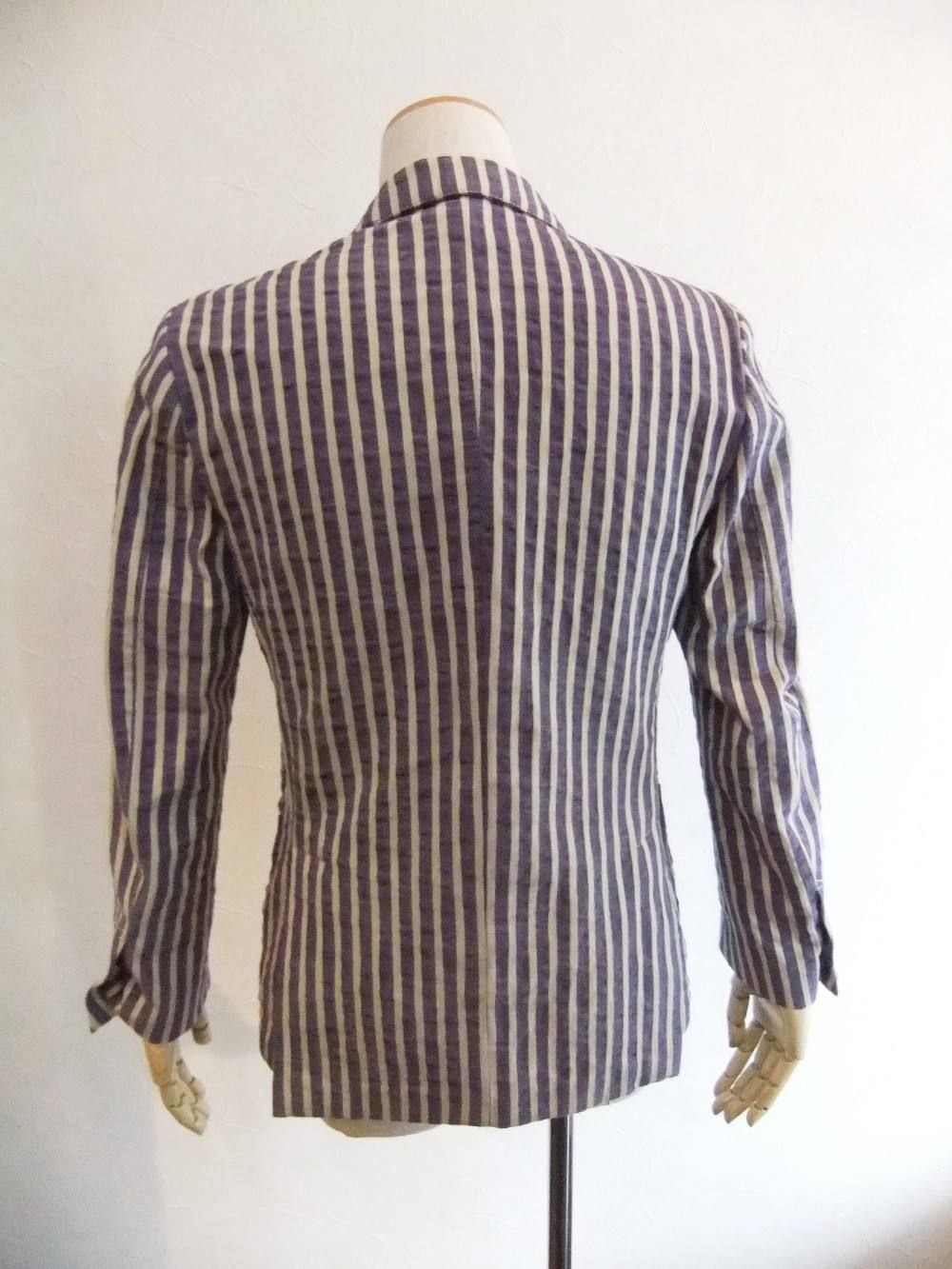 Easy 3B Washed Cotton Stripe Jacket  32903GQ-R44552/41