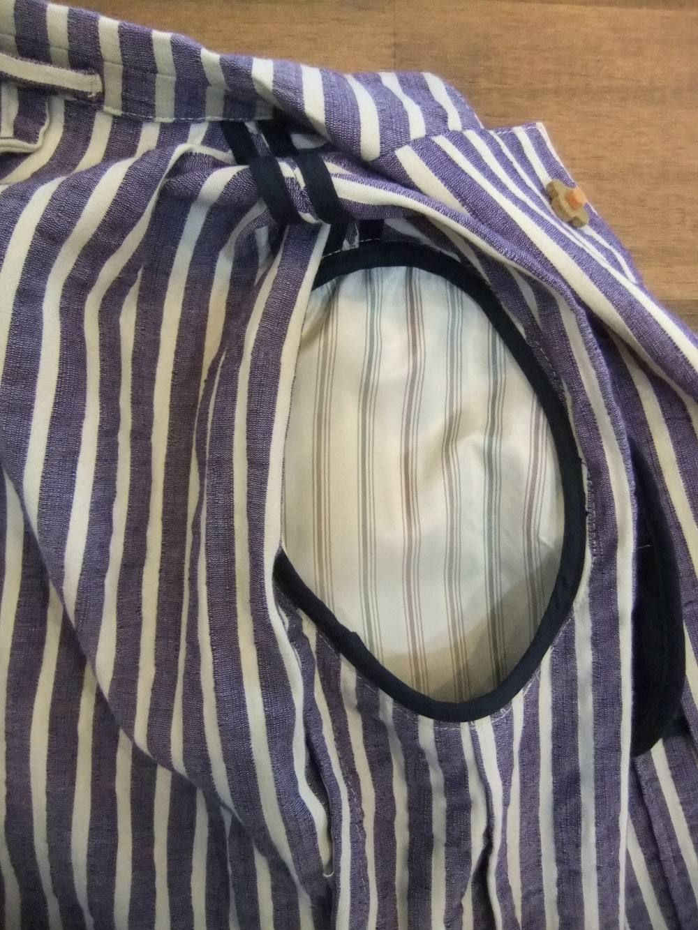 Easy 3B Washed Cotton Stripe Jacket  32903GQ-R44552/41