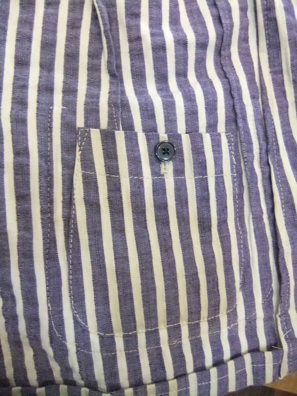 Easy 3B Washed Cotton Stripe Jacket  32903GQ-R44552/41