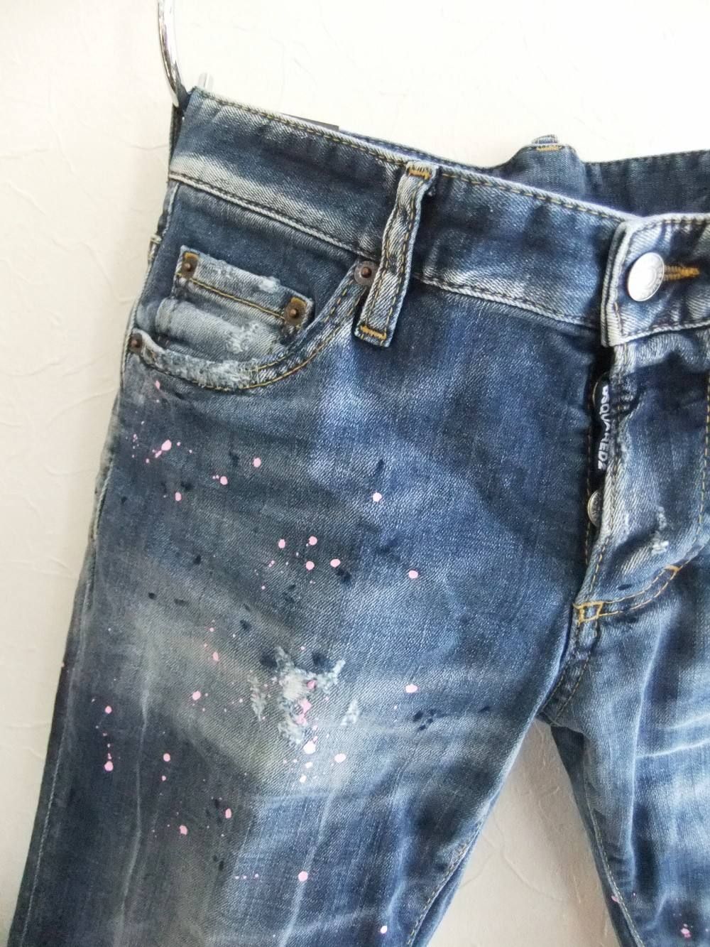 PINK PAINTER WASH / SLIM JEAN  S74LA0729