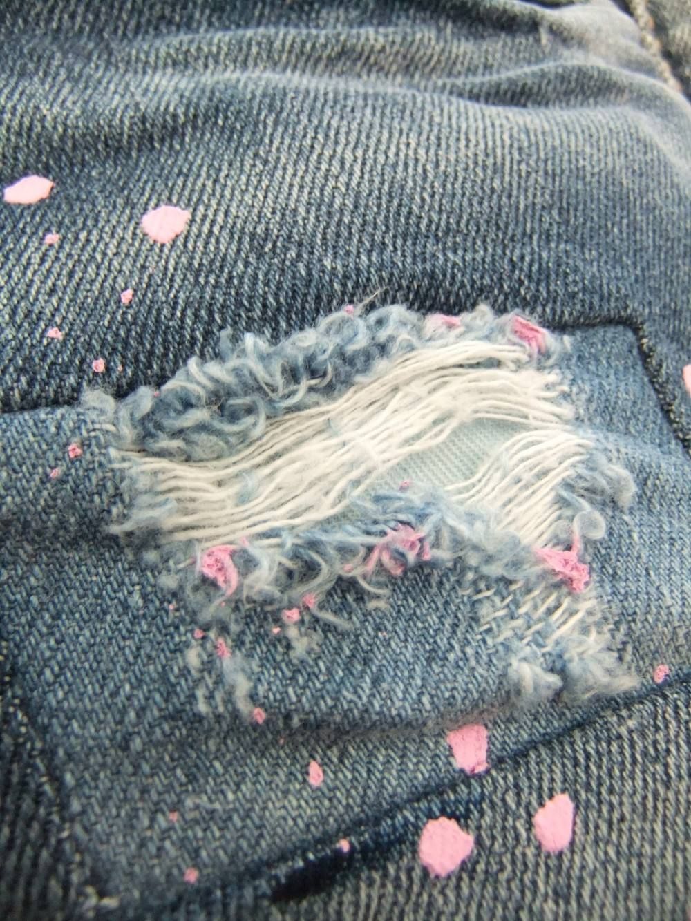 PINK PAINTER WASH / SLIM JEAN  S74LA0729