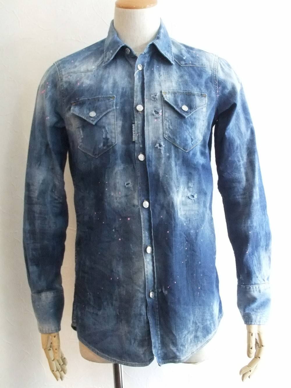 Dsquared2 - STRETCH DENIM 6OZ WESTERN SHIRT | 4.444glad