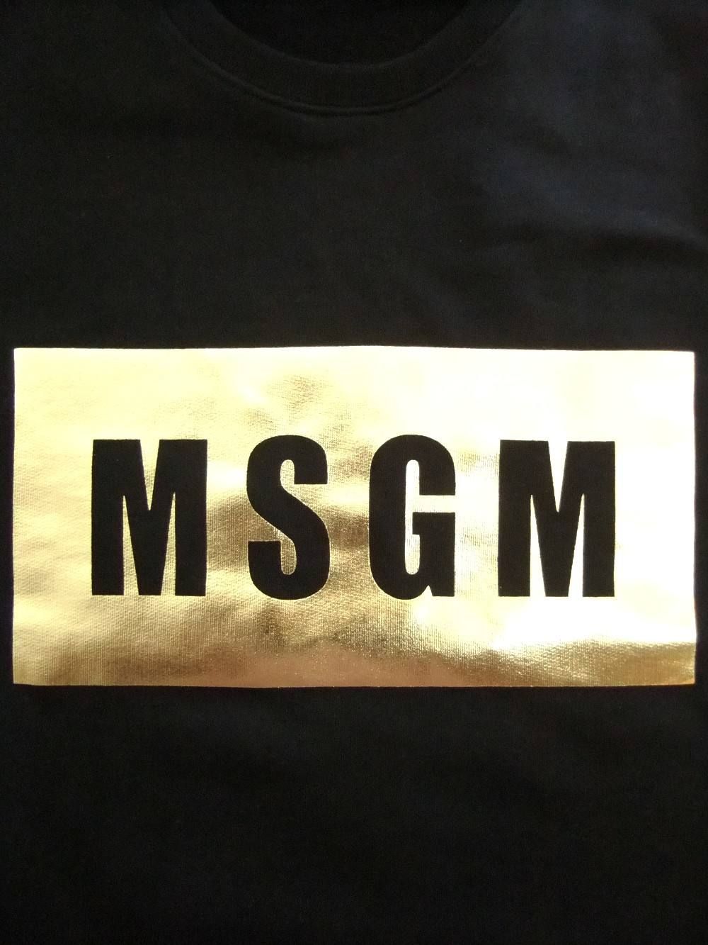MSGM (エムエスジーエム) ロゴプリント トレーナー TRAINER PULL OVER